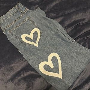 heart jeans